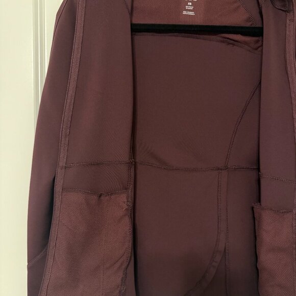 Apana Burgundy Full-Zip Athletic Jacket Size XS - Picture 5 of 9
